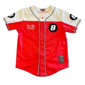 Legendary Red and White Men's Sports Jersey